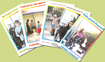 Carte arcobaleno con proverbi scacchistici